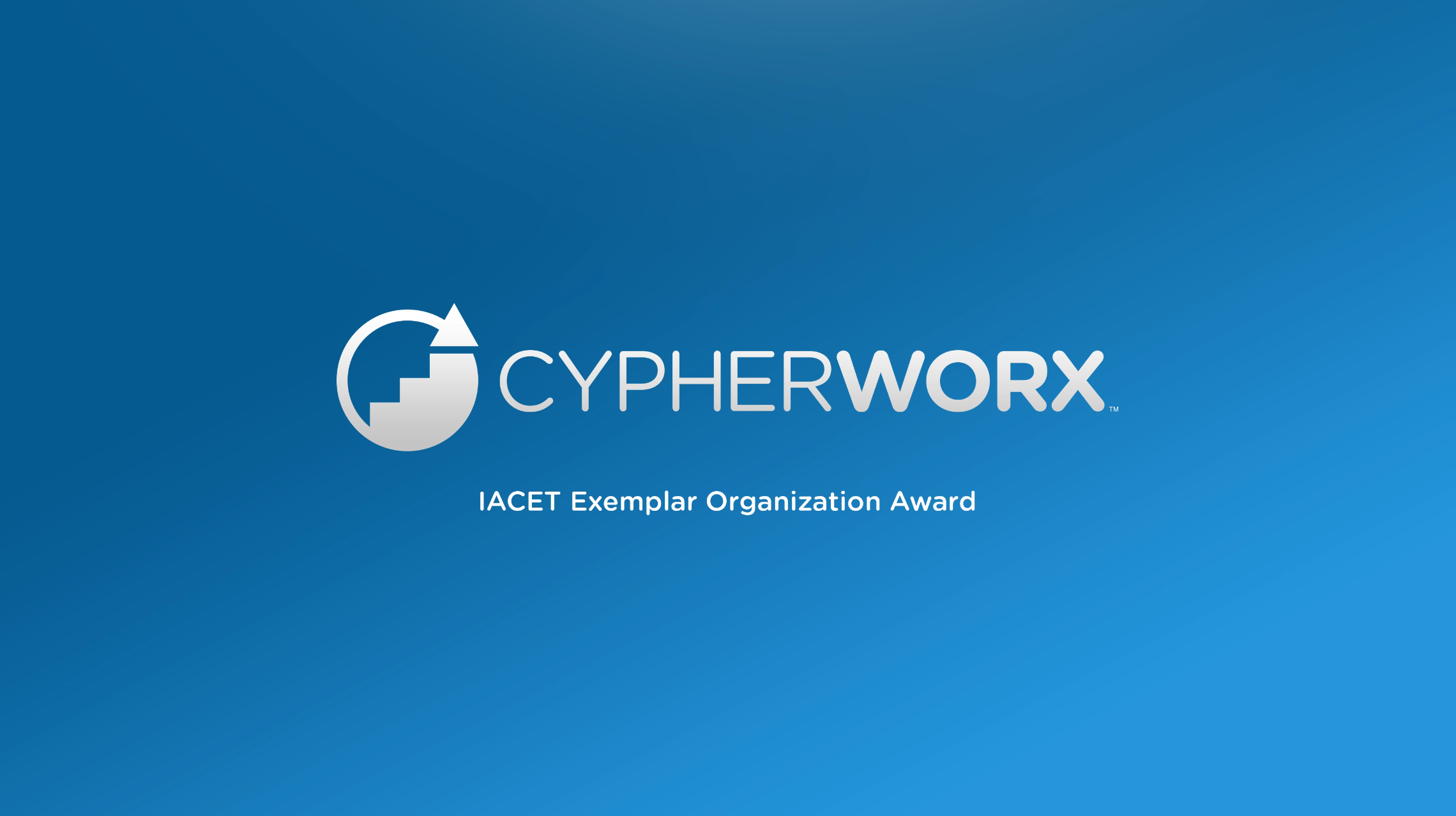 IACET Exemplar Organization Award