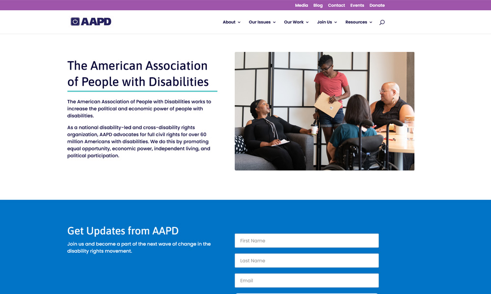 American Association of Persons with Disabilities