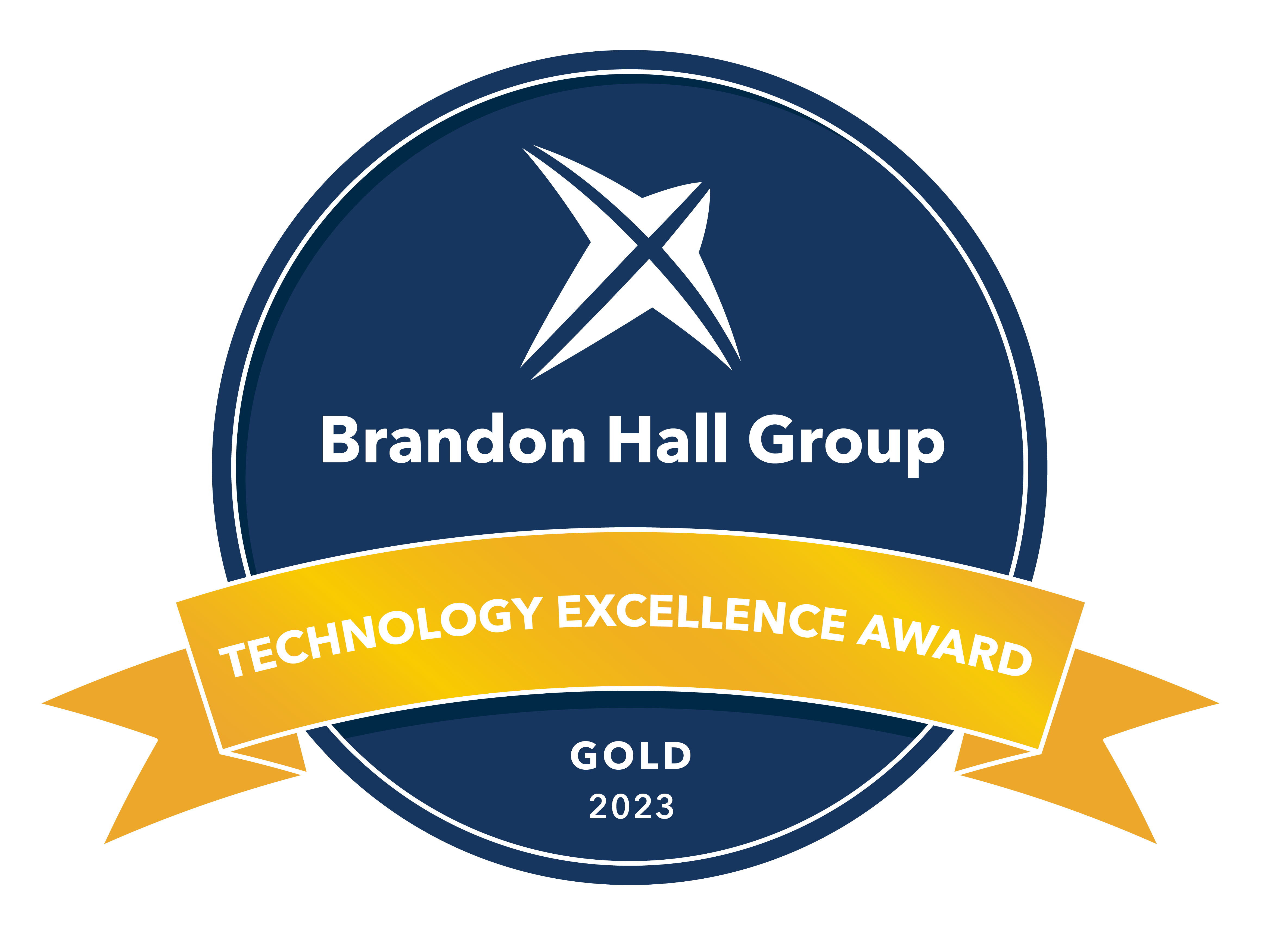 Brandon Hall Group Technology Excellence Award Gold 2023